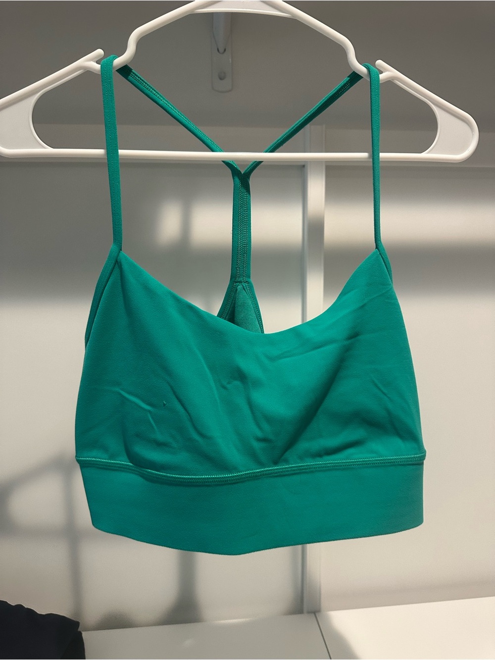 lululemon Teal Strappy Bralette w/o cups